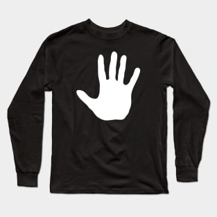 Stop hand Long Sleeve T-Shirt